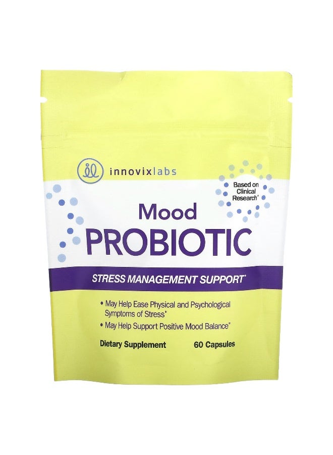 InnovixLabs InnovixLabs, Mood Probiotic, Mood Support Supplement, 60 Capsules - Image 3