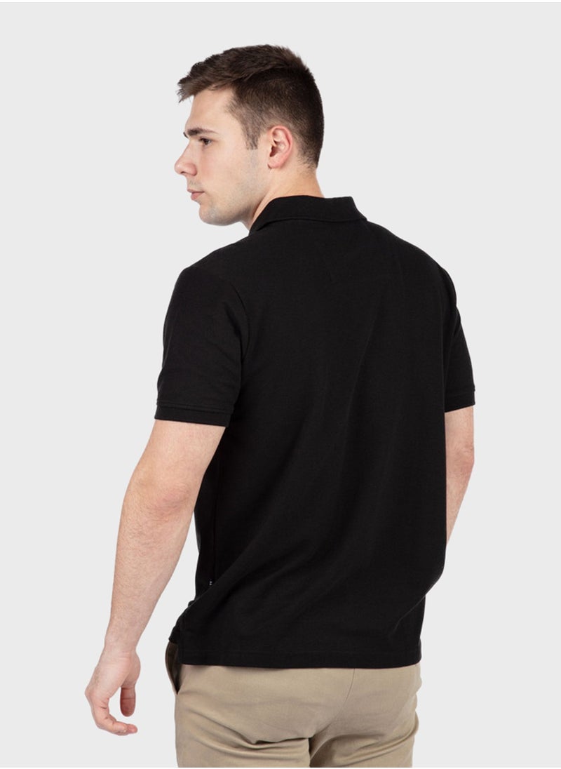 NAUTICA Essential Regular Fit Premium Cotton Logo Polo Shirt  - Image 3