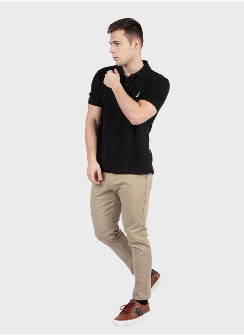 NAUTICA Essential Regular Fit Premium Cotton Logo Polo Shirt  - Image 4