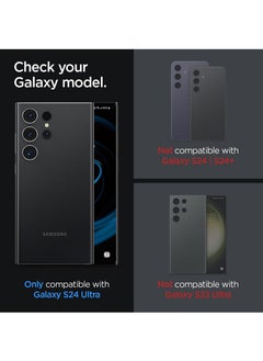 Spigen واقي عدسة الكاميرا Glastr Ez Fit Optik Pro Samsung Galaxy S24 ULTRA [عبوتان] - أسود  - Image 2