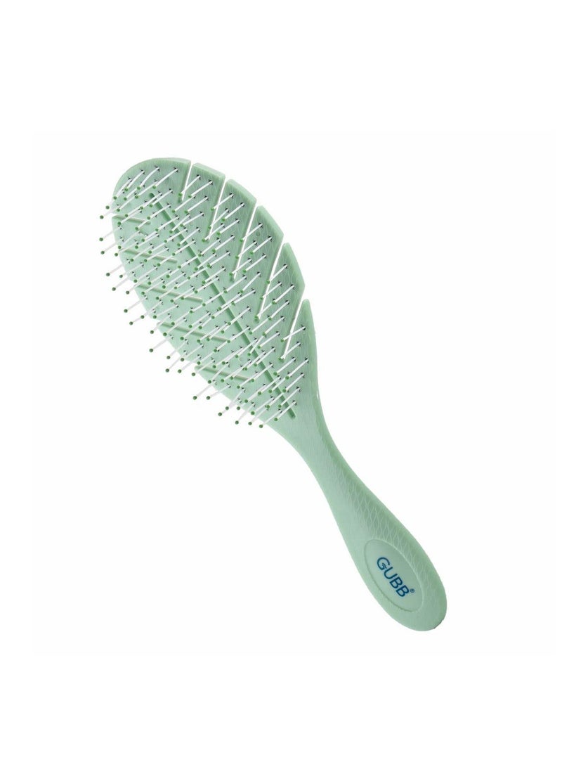 GUBB French Hues vent leaf brush Vent Hair Brush for Styling, Detangling and Grooming for Men and Women |Straightens & Detangles Curly Hairs | Reduces Hair Breakage and Promotes Hair Growth|Best Hair Brush for All Hair Types - Image 1