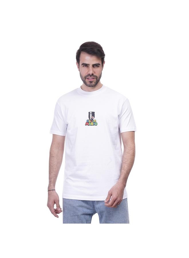 Coup Men Printed Single Jersey T-Shirt 1000735 L - White - Image 1