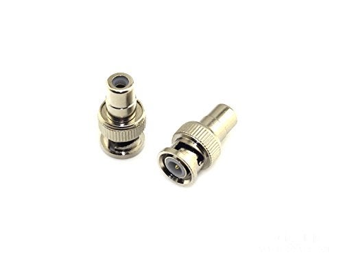 RuiLing 10 Pack RCA Female Plug to BNC Male Jack Adapters Coaxial Connector for CCTV Video - Image 2