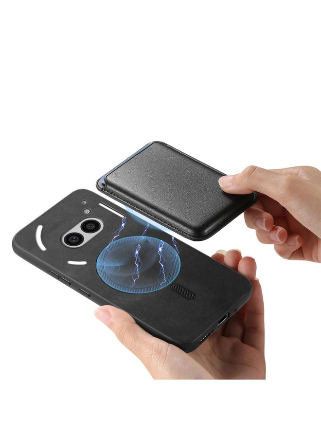 اس-توب جراب لهاتف Nothing Phone 2a Retro Magsafe Card Bag غطاء خلفي من البولي يوريثان - Image 4