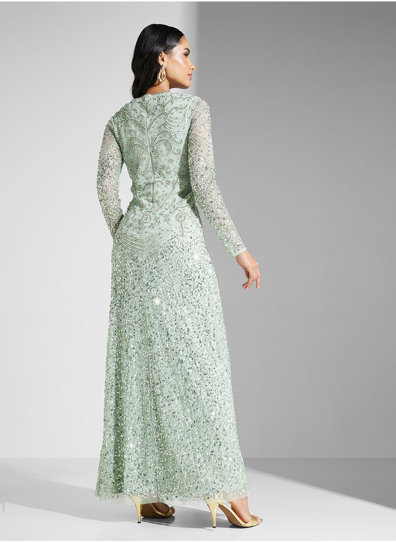 Amelia Rose Embellished Dress  - Image 2