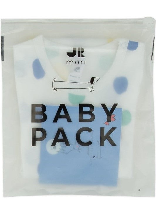 Jrmori Polka Dot Printed Short Sleeve Bodysuit with Shoulder Snaps  - Image 3