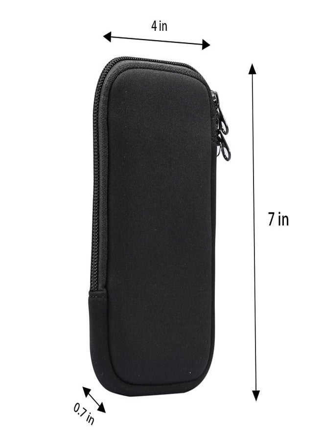 spansee Slim Case Compatible with Analogue Pocket - Lightweight Neoprene Protective Sleeve, Shockproof Scratch-Resistant Travel Pouch with Dual Zipper - Black - Image 4