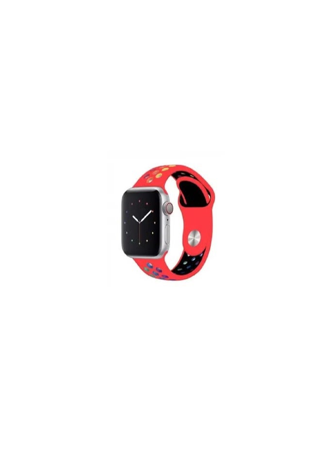 CATANES - Silicone Nike Sport Band for Apple Watch 38/40/41mm Red - Image 1