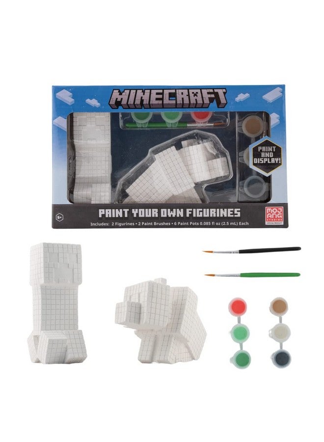 Innovative Designs Minecraft Paint Your Own Figurines Arts and Crafts Set for Boys Girls - Image 1