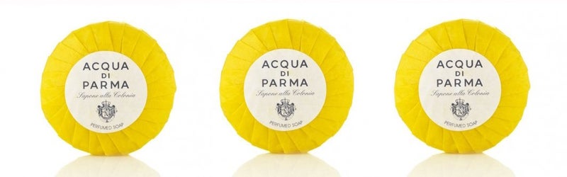 Acqua di Parma Pleated Bath Soaps - Set of 3, 50 gram soaps - Image 1