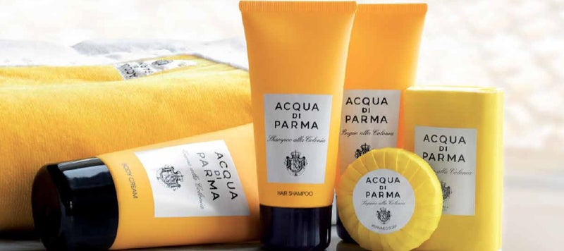 Acqua di Parma Pleated Bath Soaps - Set of 3, 50 gram soaps - Image 2
