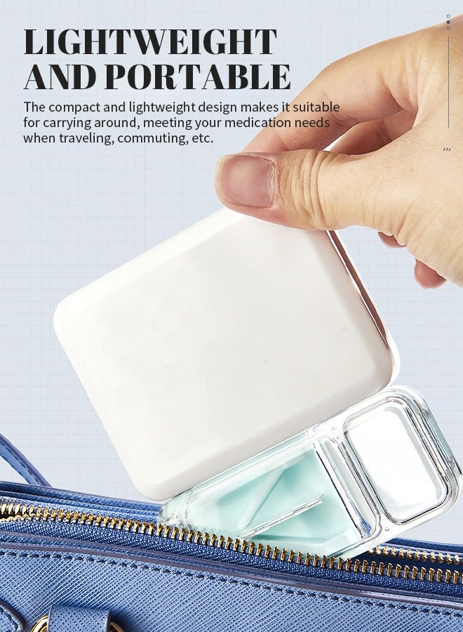 2 in 1 Pill Cutter, Large-Capacity Pill Organizer, Cutting Pills and Vitamin Tablets - Image 4