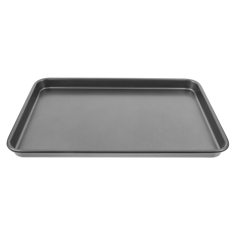 2pcs Non-Stick Rectangle Baking Pan for Bread Cake Pizza and Cookies Carbon Steel Baking Tray High-Temperature Resistant Bakeware - Image 3