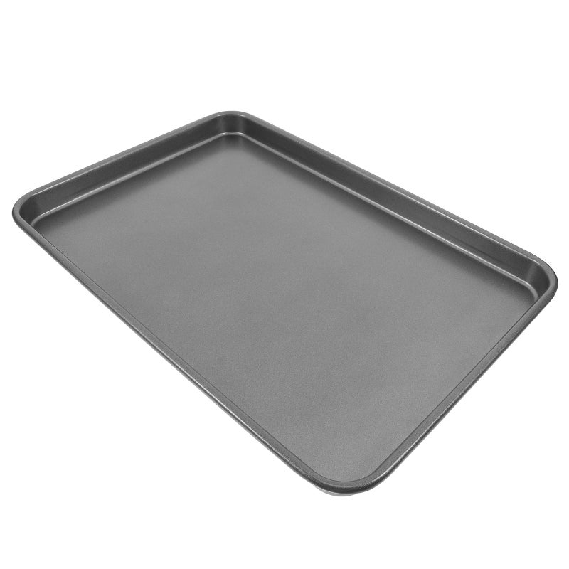 2pcs Non-Stick Rectangle Baking Pan for Bread Cake Pizza and Cookies Carbon Steel Baking Tray High-Temperature Resistant Bakeware - Image 4