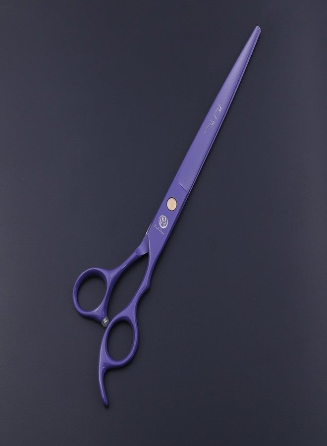 Purple Dragon 8.0 inch Professional Dog Grooming Hair Cutting Scissor &Curved Scissor&Chunker Shear Kit with Bag - for Pet Groomer or Family DIY Pet Use - Image 2