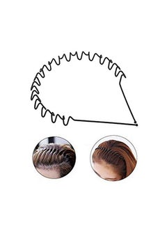 ELRINZA Daily Use Black Metal Hair Curler Hair Band For Men Women Head Band For Men And Women Black2 Pic  - Image 4