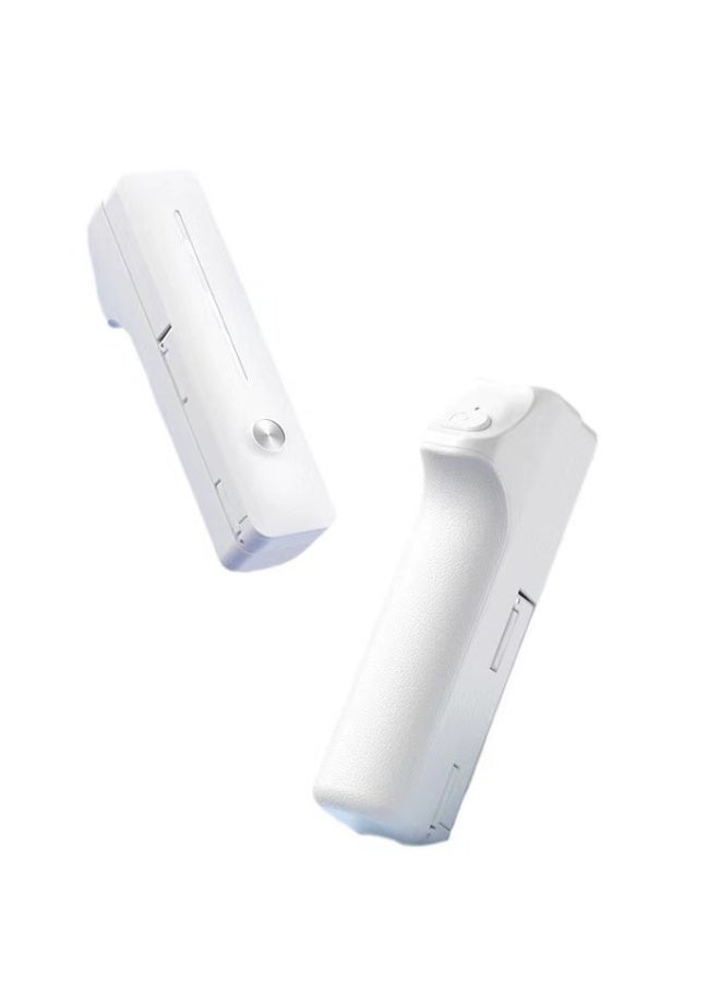 Extendable Mini Selfie Stick for iPhone, Pocket Size Portable Selfie Stick with Remote, Compact Phone Selfie Sticks with Phone Holder for Content Creation/Vlog/Video Record/Live Stream (White) - Image 2