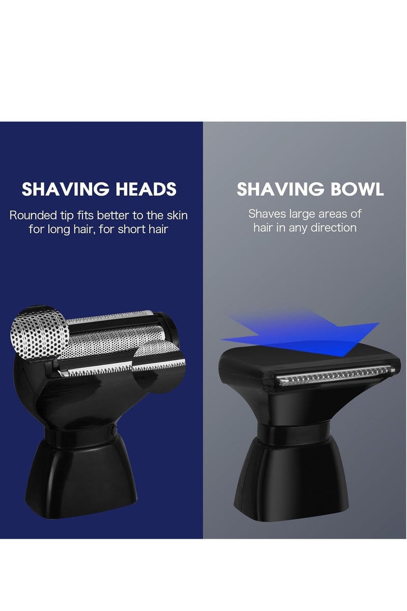 general Back Shavers for Men Long Handle,Multifunctional Self-Service Electric Back Hair Razor with Adjustable Handle,Black  - Image 5