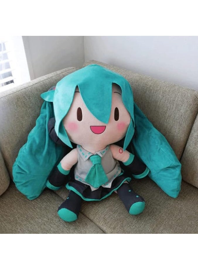 General - Tie Hatsune Miku Plush Toy Special Plush Pillow Soft Plush Toy Soft Plush Doll Charming Hatsune Miku Plush Toy Doll, Perfect for Home Décor, Best Gift for Loved One (approx. 32 cm) - Image 1
