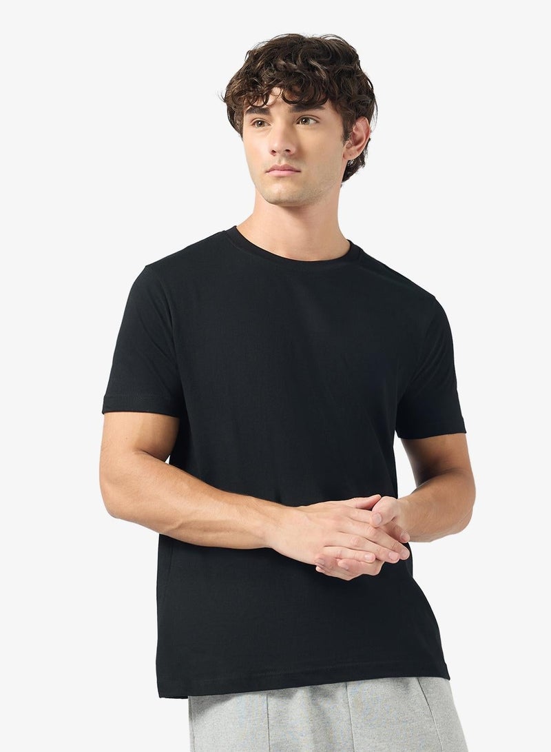 Seventy Five Basics Pack of 3 Round Neck T-Shirt - Image 4