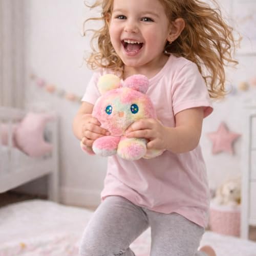 MABLE Rainbow Plush Mimi Octopus Toy – 30cm Soft & Cuddly Stuffed Octopus Plushie for Kids & Babies | Cute Kawaii Ocean Animal Gift for Girls & Boys | Ideal for Birthday & Nursery Décor - Image 5