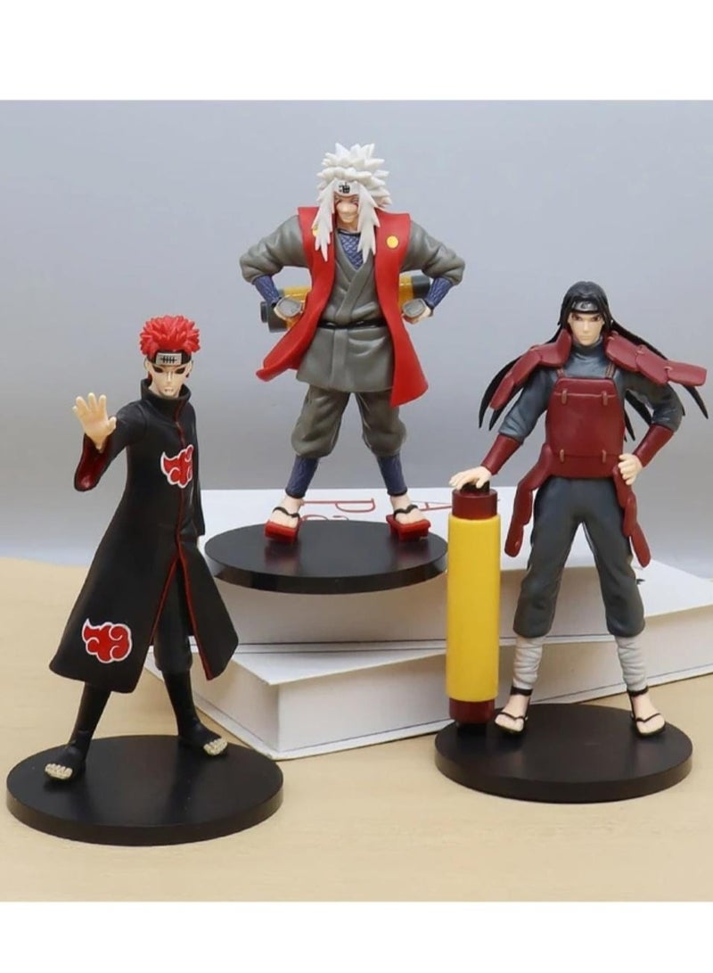 Anime Figure Naruto : Set Of 6 Editions Of The Second Generation With Base - Image 2