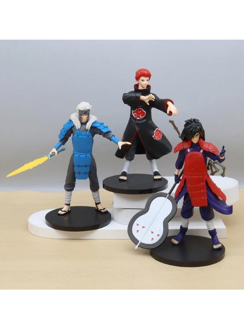 Anime Figure Naruto : Set Of 6 Editions Of The Second Generation With Base - Image 3