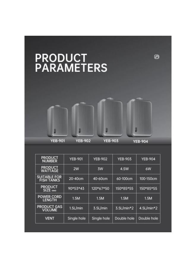 B&K Mute Design Oxygen Air Pump 3W - Image 2