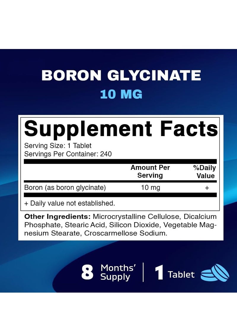فيتاماتيك يدعم البورون المخلبي توازن الهرمونات وصحة العظام والأنسجة الضامة، 240 قرصًا تكفي لمدة 8 أشهر - Image 2