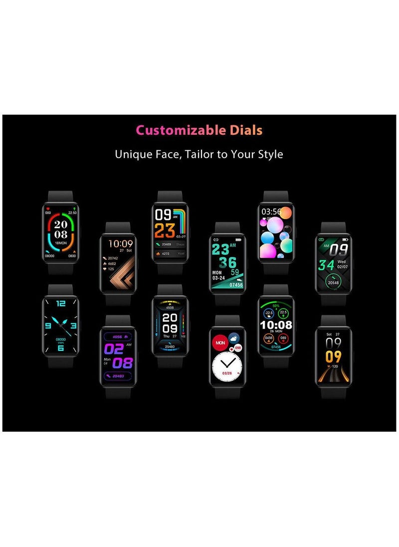 Blackview - Blackview R5 Black smart watch with 24 Sports Modes, blood and heart rate monitoring and up to 14 days life battery - Only supports english language - Image 1