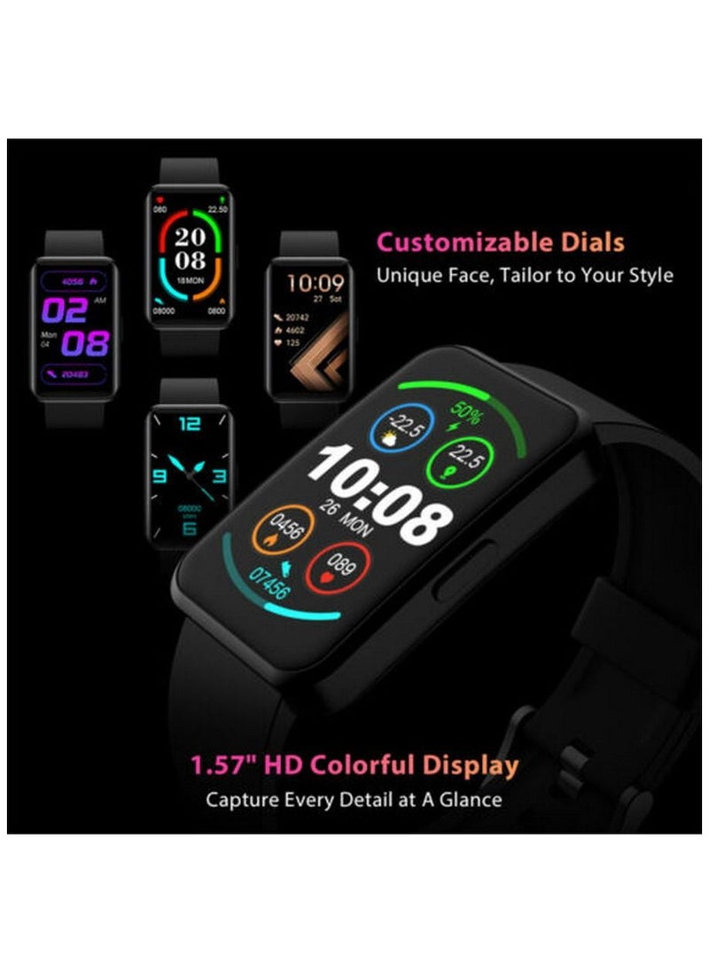 Blackview - Blackview R5 Black smart watch with 24 Sports Modes, blood and heart rate monitoring and up to 14 days life battery - Only supports english language - Image 1