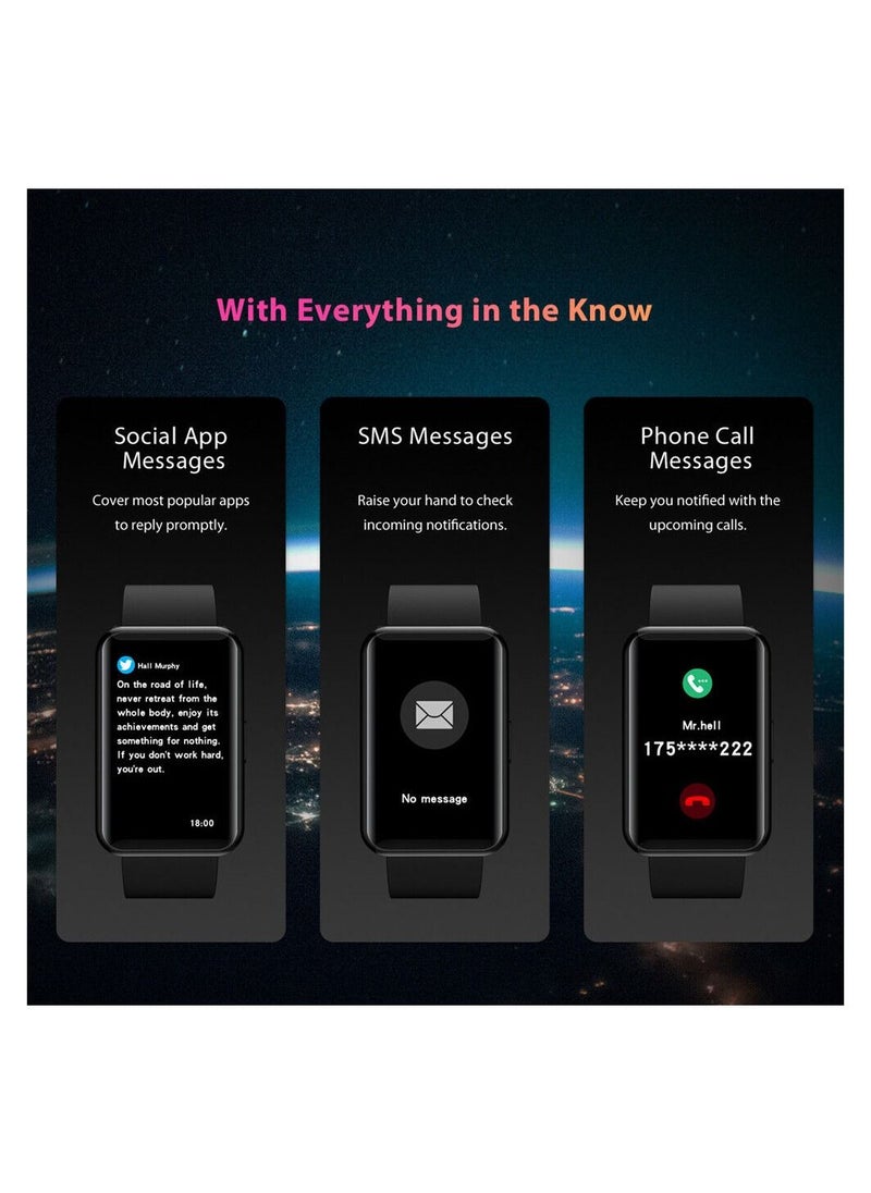 Blackview - Blackview R5 Black smart watch with 24 Sports Modes, blood and heart rate monitoring and up to 14 days life battery - Only supports english language - Image 1