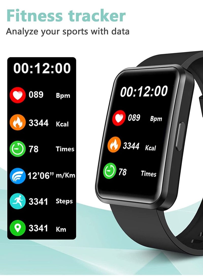Blackview - Blackview R5 Black smart watch with 24 Sports Modes, blood and heart rate monitoring and up to 14 days life battery - Only supports english language - Image 1