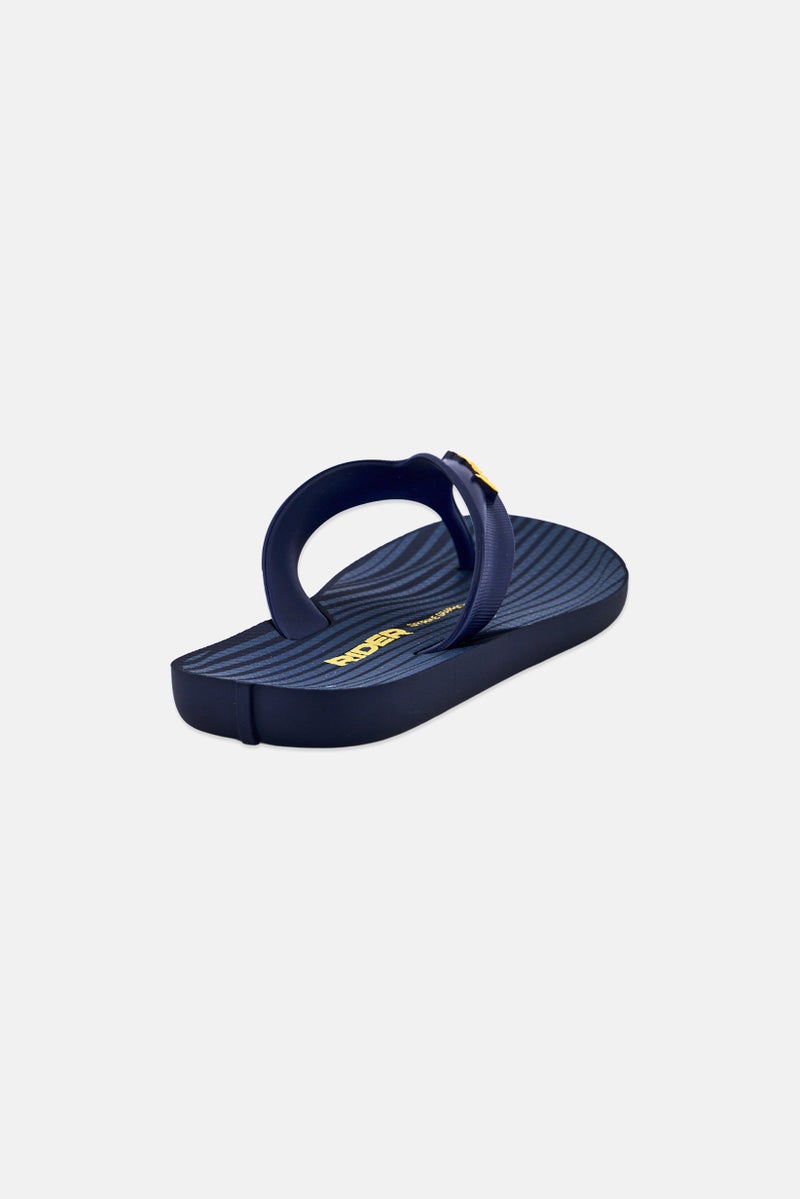 RIDER Kids Boy Strike Graphic Slip On Slippers, Navy - Image 4