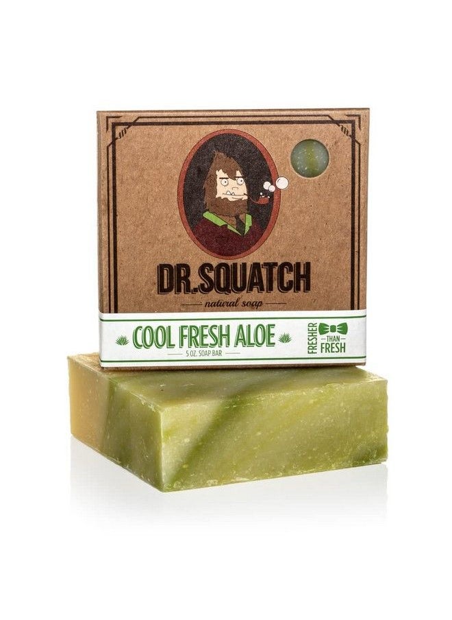 Dr. Squatch All Natural Bar Soap For Men With Zero Grit Cool Fresh Aloe  - Image 1