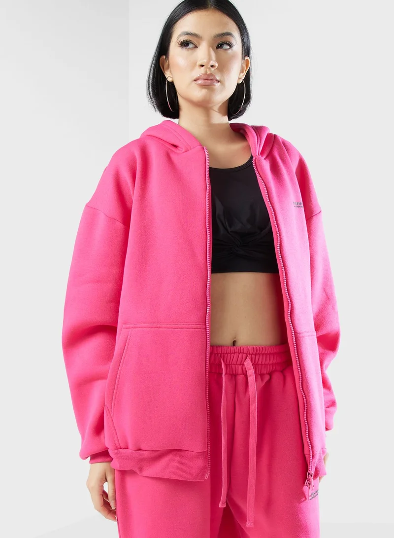 The Giving Movement Oversized Zip Hoodie