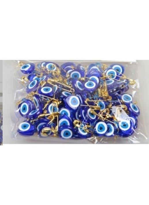 Evil Eye Bead with Fork Pin 100 Pieces Evil Eye Bead with Fork Pin Hobby Material Ornament Giftware Ornament - pzsku/ZF7D27D9F261B2917E1DCZ/45/_/1730521131/f13f106a-594d-43f8-b4d1-197140a93f3a