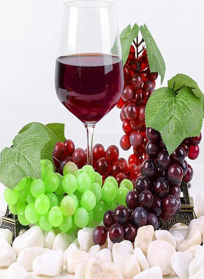 Fevoila 5 Bunches Artificial Grapes, Realistic Simulation Lifelike Rubber Grapes Clusters Fake Grape Bundles Decorative Hanging Ornaments Photography Bowl Prop Food Ornaments Kitchen Centerpiece Decor - Image 5