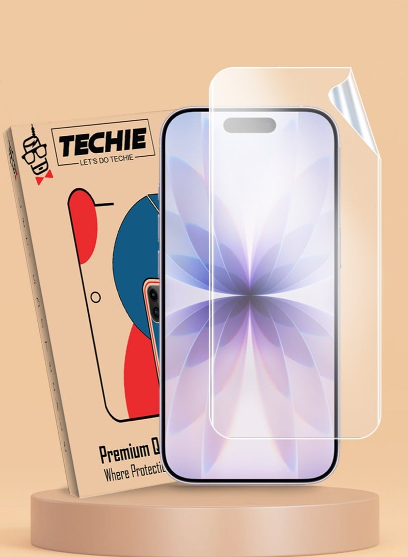 Techie iPhone 17 Screen Protector – Matte HD Hydrogel Film, Explosion-Proof, Full Coverage, Anti-Scratch, Bubble-Free, Easy Installation (Hoco Series) - Image 1