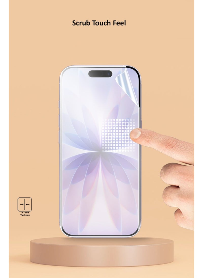 Techie iPhone 17 Screen Protector – Matte HD Hydrogel Film, Explosion-Proof, Full Coverage, Anti-Scratch, Bubble-Free, Easy Installation (Hoco Series) - Image 4