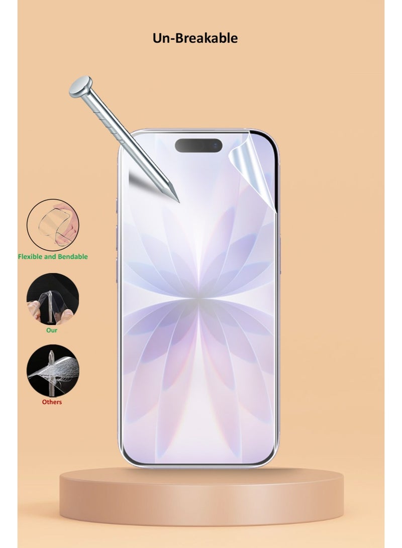 Techie iPhone 17 Screen Protector – Matte HD Hydrogel Film, Explosion-Proof, Full Coverage, Anti-Scratch, Bubble-Free, Easy Installation (Hoco Series) - Image 3