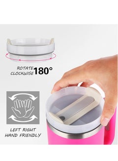 TIGER Tumbler with Handle – Insulated Stainless Steel Travel Mug with Lid, Straw, Leak-Proof, Vacuum Insulated, Keeps Cold & Hot for Hours, Reusable – Perfect for On-the-Go  - Image 2