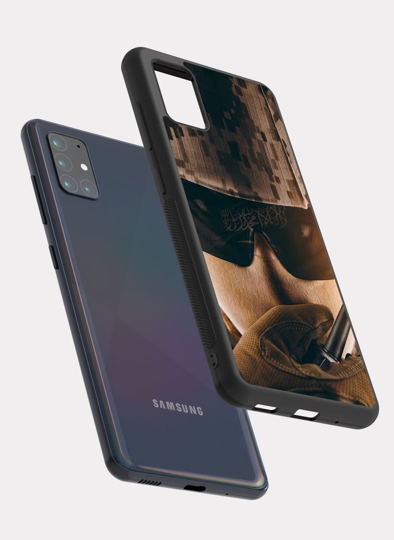 PXLAAT Samsung Galaxy A51 case cover Saudi Soldier - Image 2