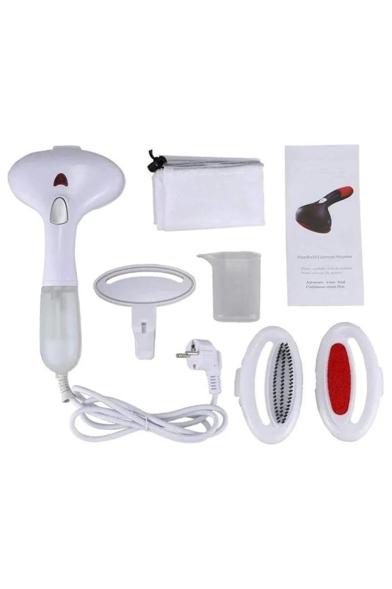 Denx Garment Steamer with 4 Interchangeable Heads, Lightweight, Portable, Stainless Steel, 1500W, (DX3002) - Image 2