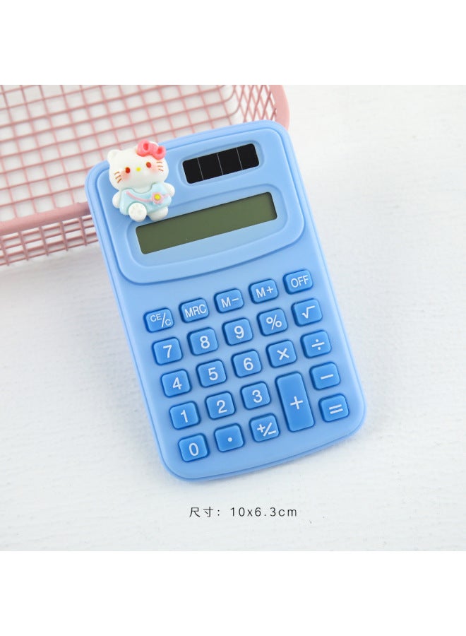 Cartoon Cute High-value Calculator Portable Mini Student Calculator Candy Color Silent Calculator
