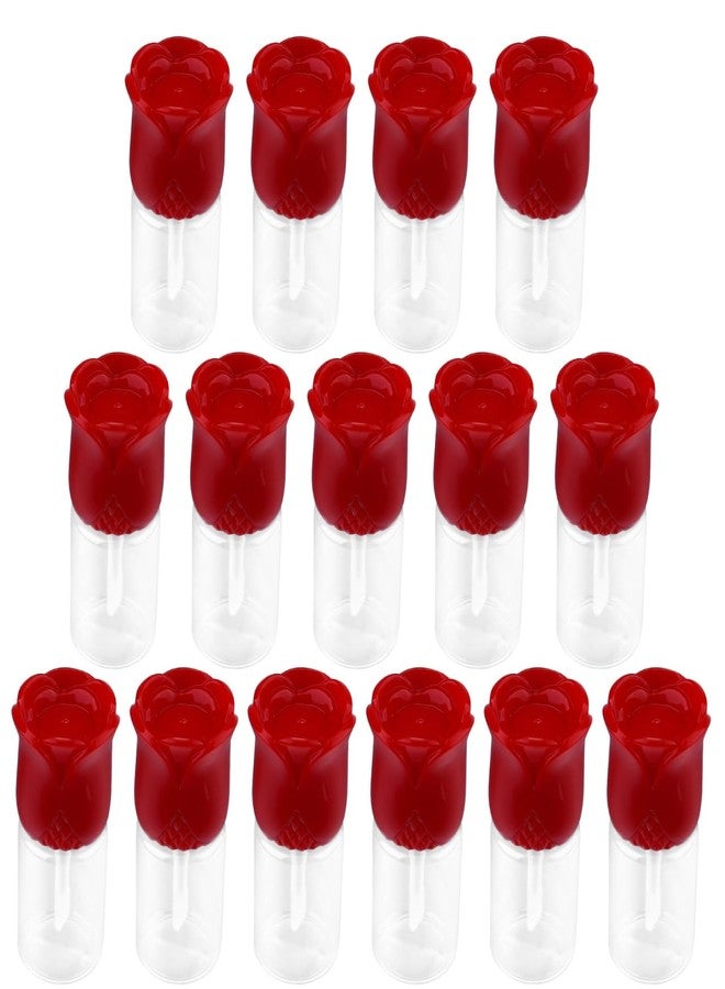 Hemoton 15 Pack Lip Gloss Tubes Clear Refillable Lip Balm Containers for Diy Gloss Oil and Dye Liquid Portable 2.55 X 1.14 X 1.14 in Makeup Travel Bottles - Image 1