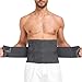 DOREIPA Abdominal Binder for Men and Women Post Surgery Postpartum Recovery Hernia Support Belt Waist Trainer for Men Adjustable Compression Wrap BlackL - Image 1