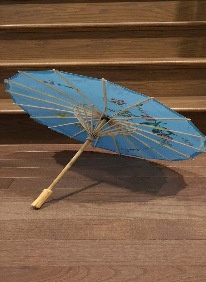 TJ Global 22" Chinese Japanese Umbrella Parasol For Wedding Parties, Photography, Costumes, Cosplay, Decoration (Light Blue) - Image 3