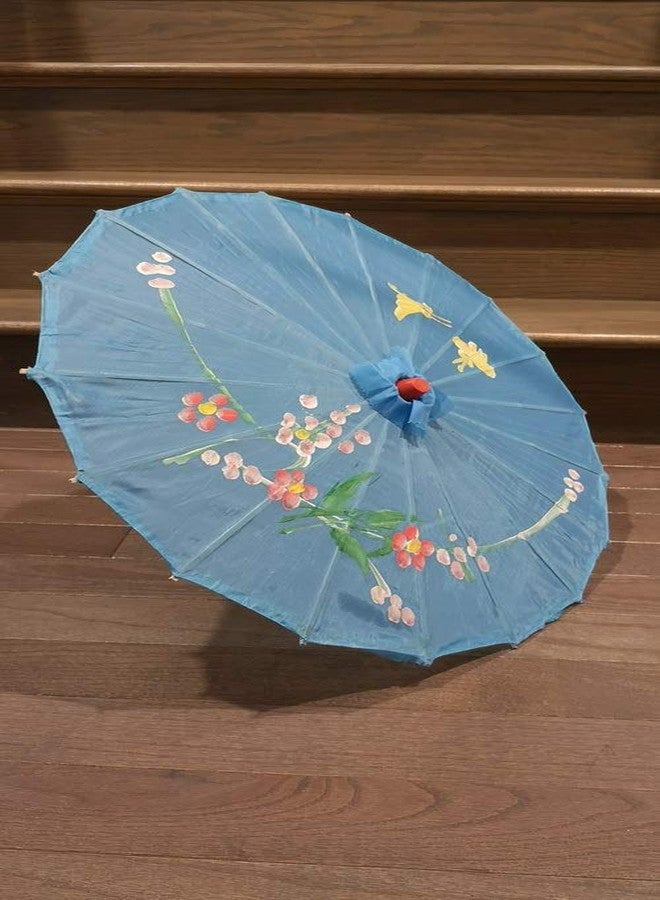 TJ Global 22" Chinese Japanese Umbrella Parasol For Wedding Parties, Photography, Costumes, Cosplay, Decoration (Light Blue) - Image 4