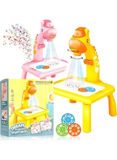 UPSKILL TOY Projector Painting Set for Kids, Child Trace, and Draw - Led Art Drawing Projector with Light & Music, Projector - Drawing Board, Kids Projector Table Drawing Board for 3